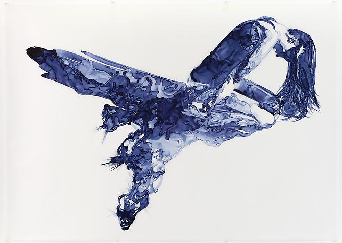 Erythrite, 2012
Ink on drafting film
84 x 60 inches