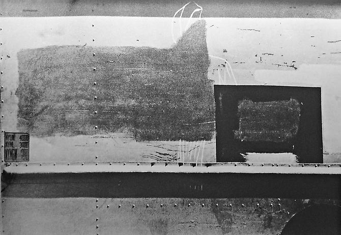 Dennis Hopper
 Side of truck with graffiti, c. 1988-1989
 Silkscreen (silver) based on the photograph taken in c. 1962 