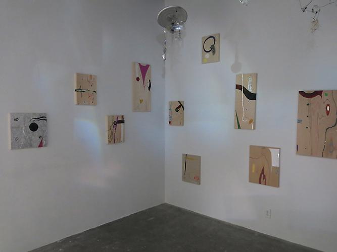 Installation view of  Dawning 