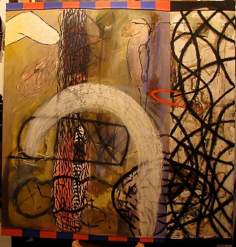  Untitled , 2011
Mixed media on canvas
56 x 50 inches