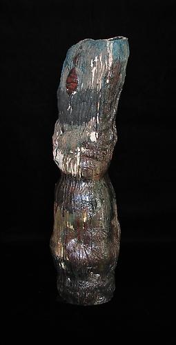 Cesare DeCredico (In collaboration with Gregory Steinsieck)
 Sexy Leg with an Eye , 2012
Glazed ceramic
21 x 6 x 6 inches