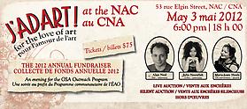 MICHELE PROVOST and JONATHAN HOBIN to appear in J'ADART a $20,000 fundraising event for the OTTAWA SCHOOL OF ART