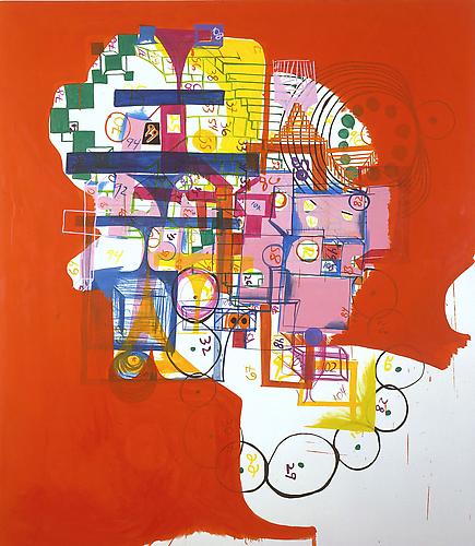 Joanne Greenbaum
Trend Report 2004 
80 x 70 inches
oil on canvas