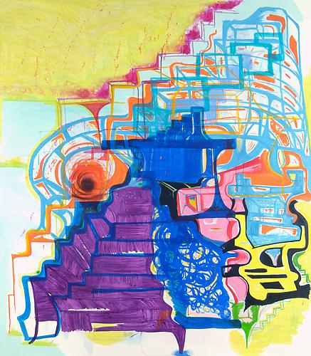 Joanne Greenbaum
Untitled 2006 
80 x 70 inches
oil on canvas