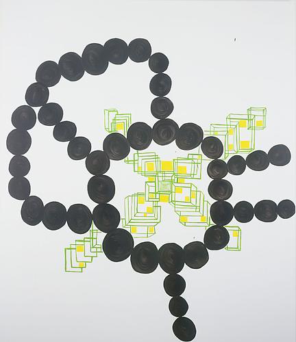 Joanne Greenbaum
Untitled 1999 
96 x 82 inches
oil on canvas