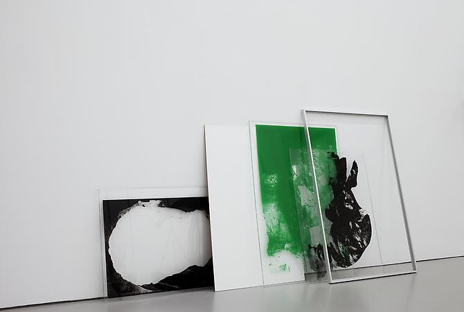Jacob Dahl Jurgensen
Tender Grounds, Solid Figures (#1), 2011
silk-screen prints on perspex, aluminum, wood, paint
55.12 x 43.31 x 5.91 inches