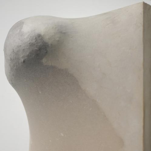  Stretch Drawing #7 , 2012, detail, rock, wood and Abaca paper, 8 x 6.5 x 4 inches
