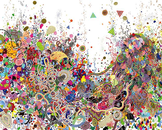 JEN STARK
Double Rainbow Rainbow, 2011
Giclee print on watercolor paper
16 x 20 inches