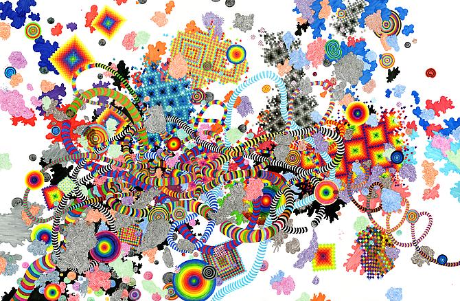 JEN STARK
The Beginning of the End, 2009
Giclee print on watercolor paper
21 x 36.5 inches
