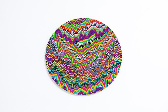 Psychedelic State, 2012
Acrylic paint on canvas
20 x 20 x 1 in