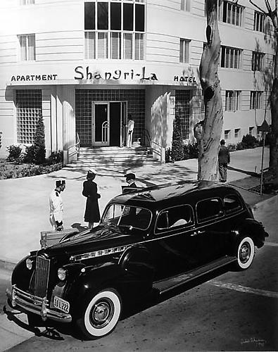 Julius Shulman
Shangri-La Hotel, 1940
Gelatin silver print; Signed and dated on recto
Image: 30 x 24 inches