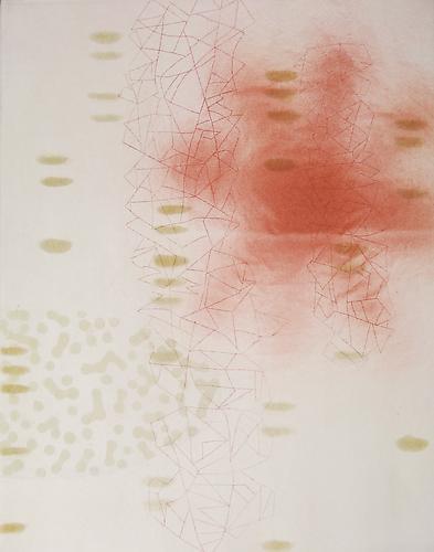 "Jung's Collaborator", 2010
Aquatint and etching on hand-toned gampi, chin colle
19 x 15 3/4 inches