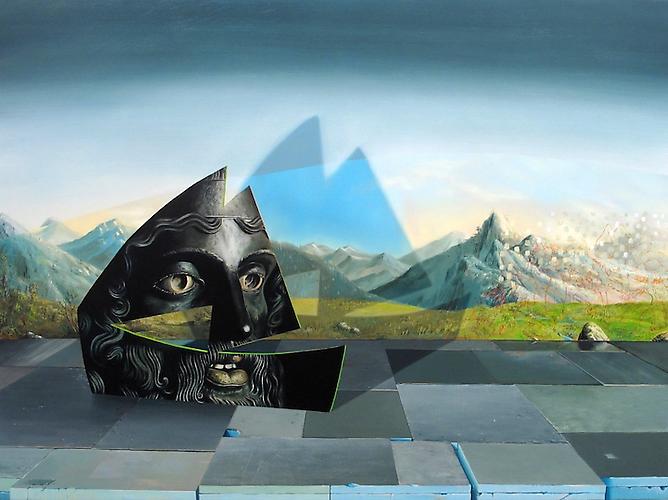 Kirsten Deirup 
Warrior Ark, 2012
Oil on panel
30 x 40 inches