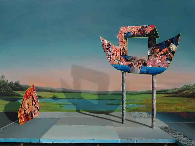Kirsten Deirup 
Flood, 2012
Oil on panel
30 x 40 inches