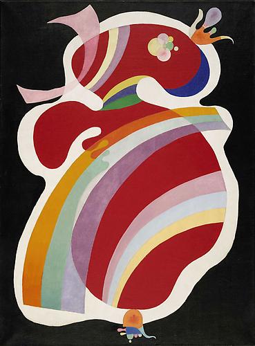 La Forme Rouge (Die Rote Form) (Red Form)
Oil on canvas
82 x 60 cm. (32.3 x 23.6 in.)
Executed in 1938