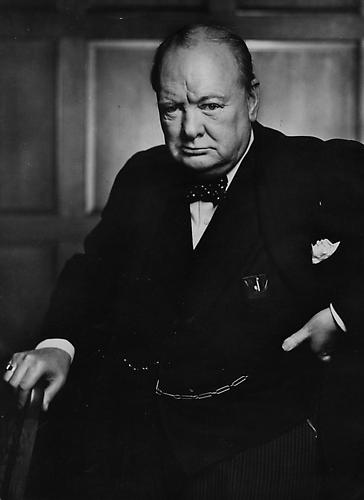 Winston Churchill
1941
gelatin silver print