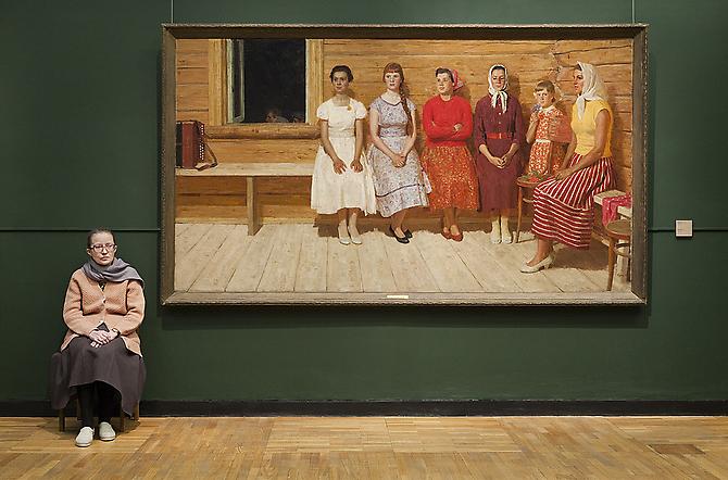 Andy Freeberg,  Yuri Kugach's Before the Dance, State Tretyakov Gallery , 2009
Archival pigment print