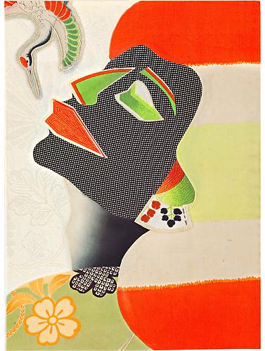 The Mocambo Suite (The Girl from Ipanema), 2011
vintage kimono silks
13 x 9 inches