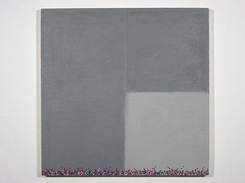  600 Dots , 1999, oil on canvas, 20 x 20 inches