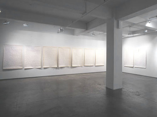  Nine Broken Letters , 2004, installation view, Josée Bienvenu Gallery, New York