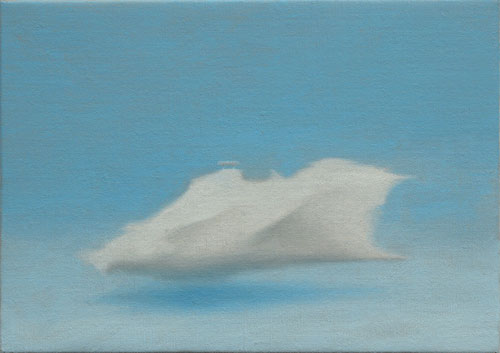 Cloud Ship , 2006, oil on linen 5 x 7 inches