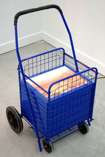 Patrick Hamilton, 2006, Shopping Cart, Cart, light box, Duratrans, 
18.1 x 33.5 x 18.9 inches