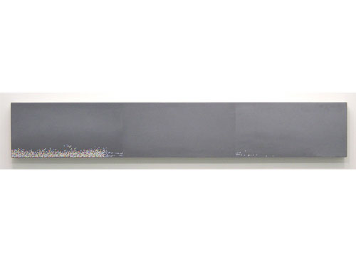  Untitled , 2002, oil on canvas, 14 x 86 inches