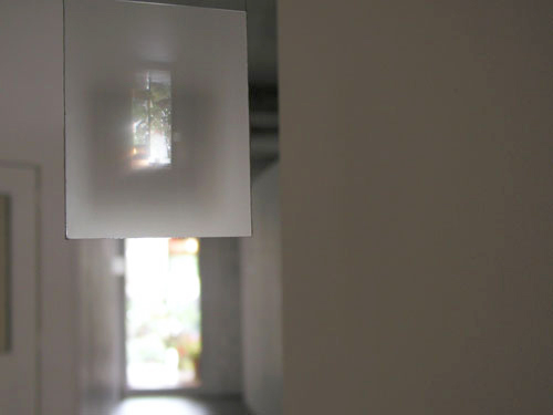   Less Video (Garden) , 2001, hardware, lense, string, size variable