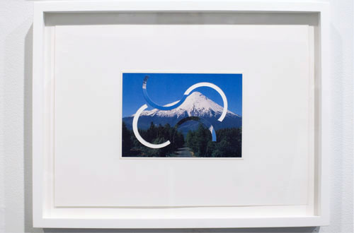 Patrick Hamilton, 2009, Paisaje Cortado 1 , Postcard, 3.9 x 5.9 inches (12 x 16 inches framed)