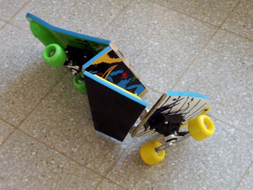  Untitled (detail) , 2006, wood, polyurethane, and steel, dimensions variable