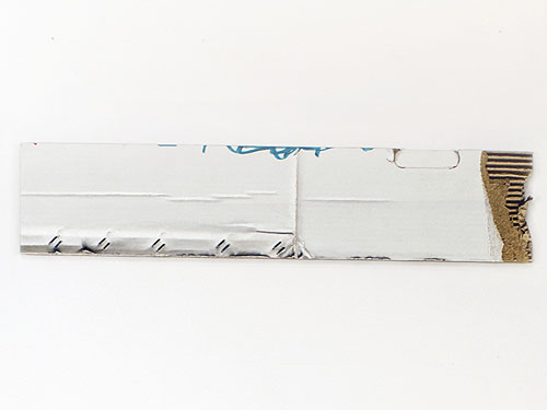  Staples (Landscape) , 2011, oil on cardboard, 6 x 28 inches