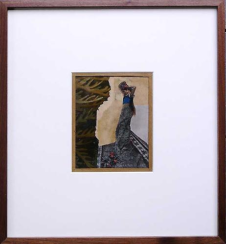 Varujan Boghosian, 2007
 Lady of Spain , collage
15.25" x 16"