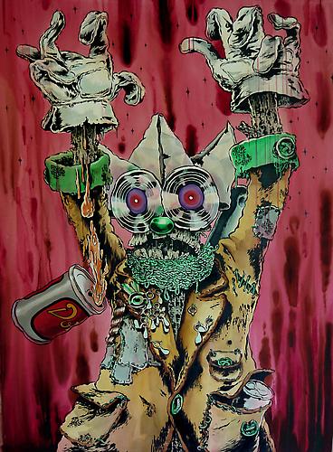 Zohar Lazar
I Can’t See Myself, 2011
Watercolor and ink on paper
60 x 44 inches