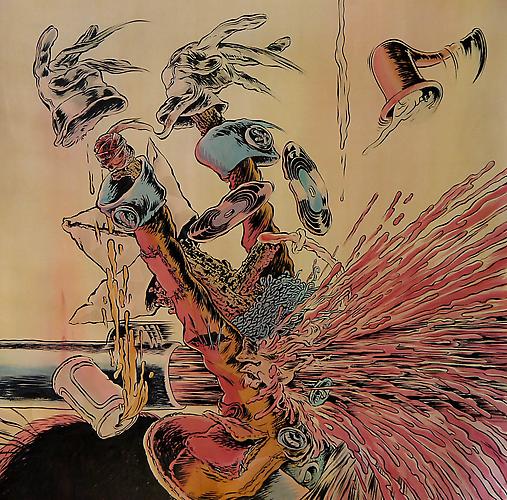 Zohar Lazar
Tell All the People, 2011
Watercolor and ink on paper
50 x 50 inches