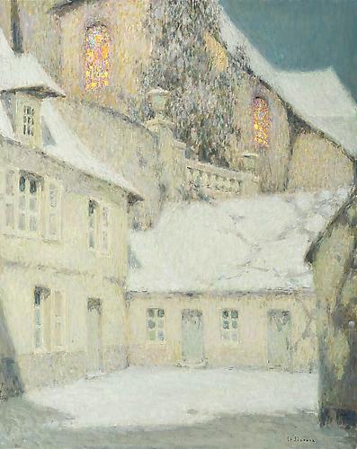 La maison sous l’église, hiver, 1934
Oil on canvas, 32 x 25 1/2 in. (81.3 x 64.8 cm)
Signed (at lower right): Le Sidaner
Price upon request