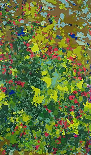 Leaves, Flowers in the River
2011
Acrylic on canvas
77" x 45"