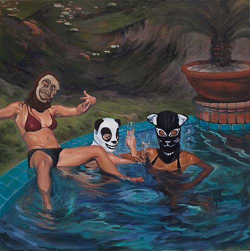 Les Demoiselles de Saint Barthélemy, 2012
Oil on linen
28 x 28 inches