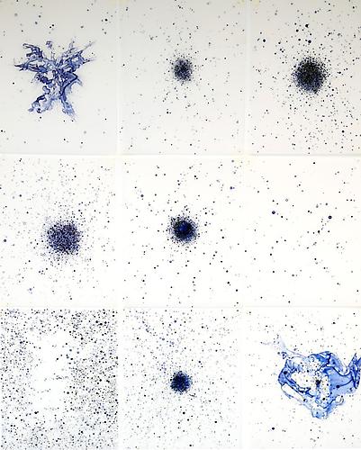 Deep Sky Companion, M1, M2, M3, M4, M5, M6, M7, M8, M9, 2013
Ink on drafting film
17 x 14 inches each