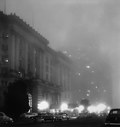 Fairmont in Fog
1950
gelatin silver print