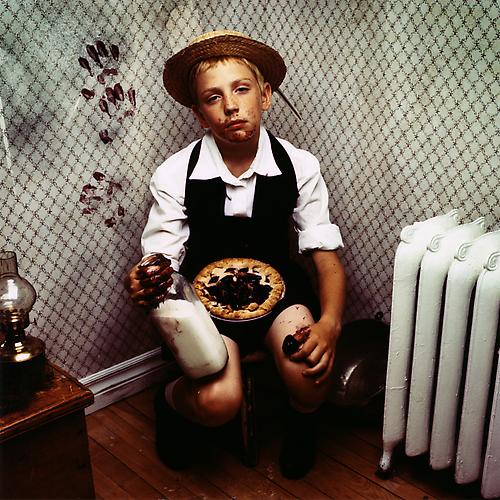JONATHAN HOBIN | JACK HORNER | FROM THE SERIES "MOTHER GOOSE" | C-PRINT | 11.5 x 11.5 INCHES