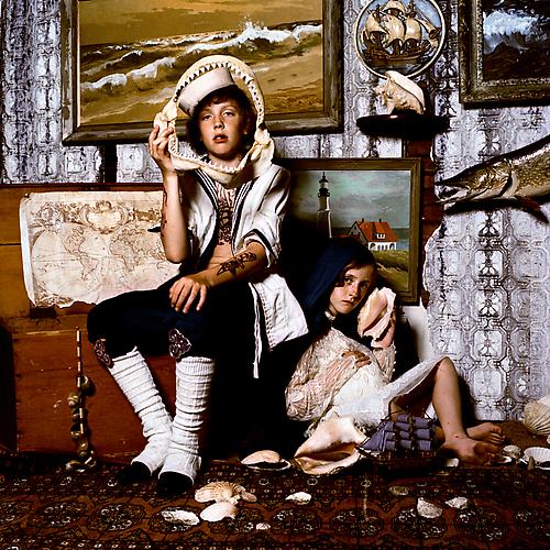 JONATHAN HOBIN | BOBBY SHAFTOE | FROM THE SERIES "MOTHER GOOSE" | C-PRINT | 11.5 x 11.5 INCHES