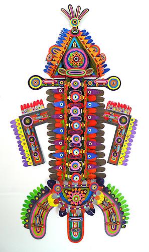 Chromasoul, 2011
paper, acrylic, gator board and glue
41 x 21 x 4.5 inches
