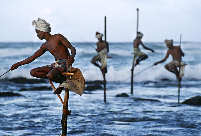 Stilt Fisherman, South Coast, Sri Lanka
1995
C-type print on Fuji Crystal Archive paper