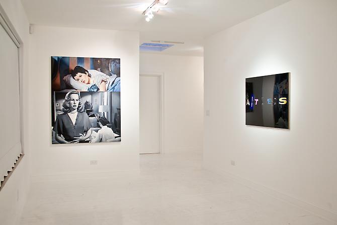 Installation view
"The Palm Beach Beach Story, or Whatever Happened to Baby Jane", 2012
Gavlak Gallery