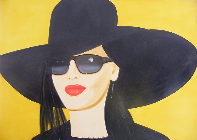  Mie 
Alex Katz, 2010
oil on linen
60 x 84 inches