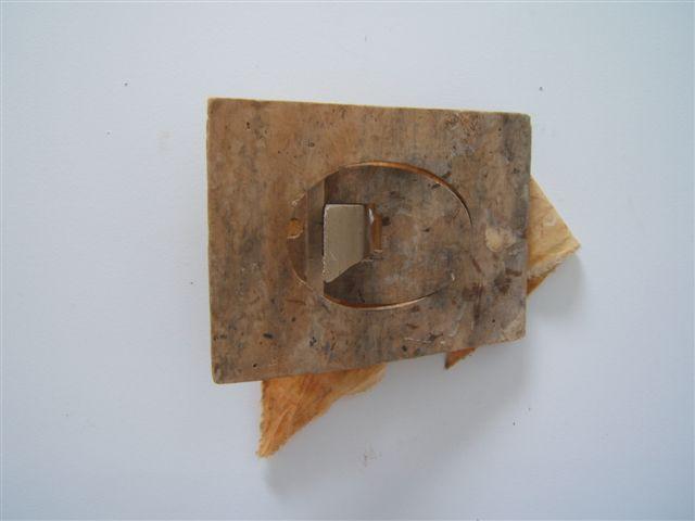 Paul Bowen, 2012
 Miranda , wood and fabric
10" x 12" x 7"