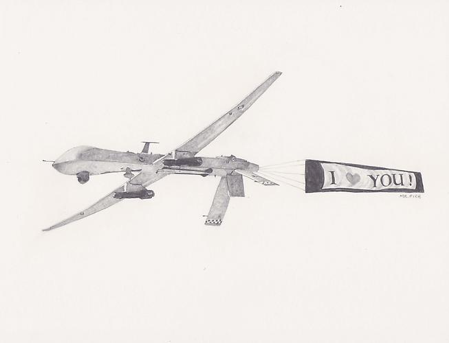 I LOVE YOU!, 2009
Graphite on paper
8.5 x 10.5 inches