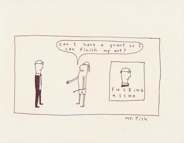 Can I Have a Grant?, 1991
Ink on paper
8.5 x 10.75 inches
