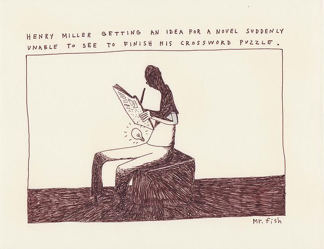 Henry Miller, 1993
Ink on paper
8.5 x 10.75 inches