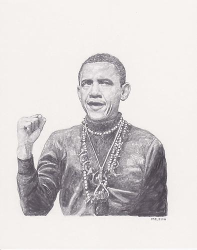 Black Power Broker, 2010
Graphite on paper
9.75 x 7.75 inches